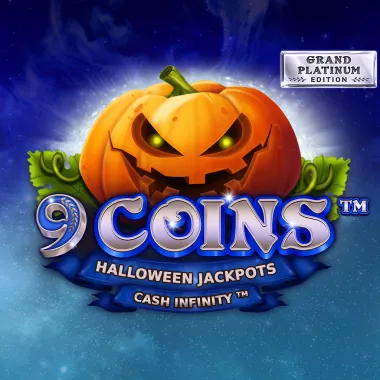9 Coins Grand Platinum Edition Halloween Jackpots game tile